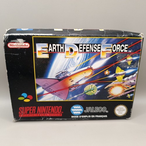 Earth Defense Force (1991) SNES box