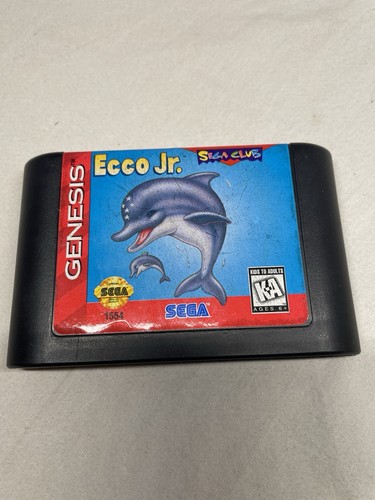Ecco Jr. (1995) Mega Drive box