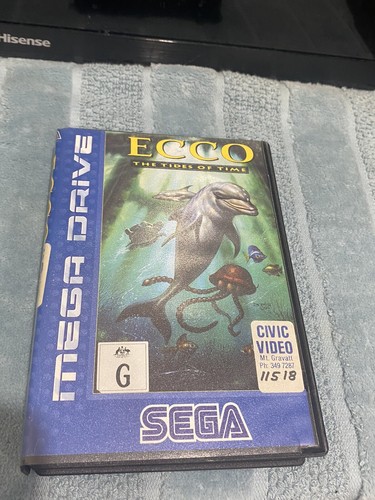Ecco: The Tides of Time (1994) Mega-CD box
