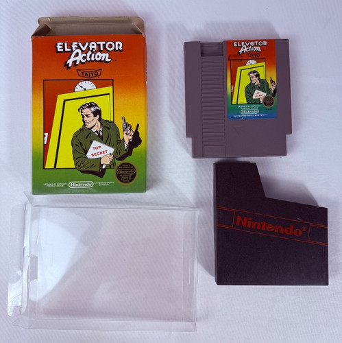 Elevator Action (1983) NES box