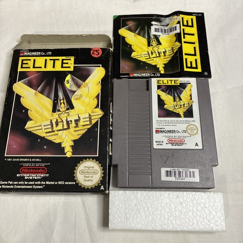 Elite (1984) Atari ST box