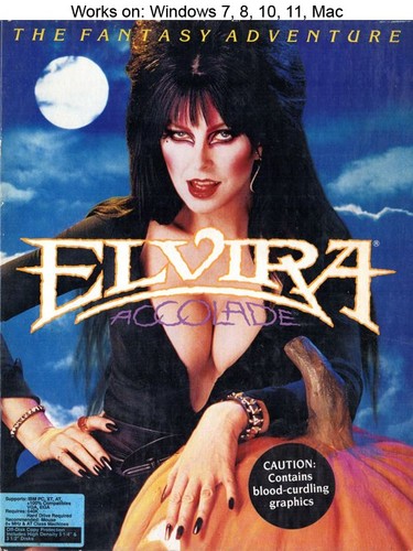 Elvira: Mistress of the Dark (1990) DOS box