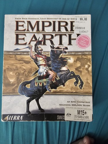 Empire Earth (2001) Windows box