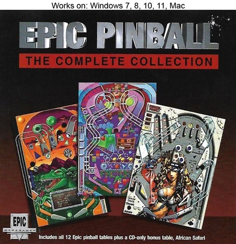 Epic Pinball (1993) DOS box