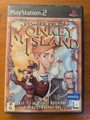Escape from Monkey Island (2000) PlayStation 2 box