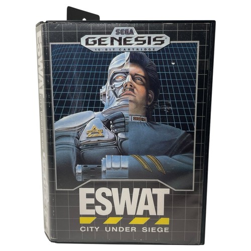 ESWAT: City Under Siege (1990) Mega Drive box