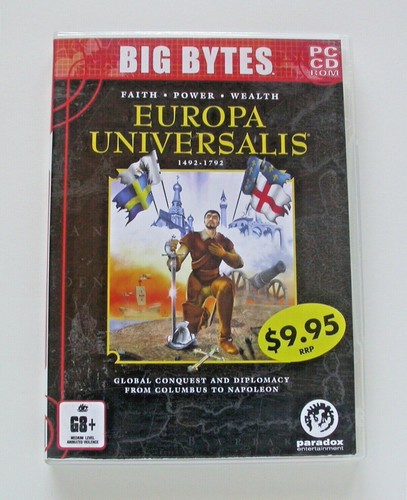 Europa Universalis (2000) Amiga box