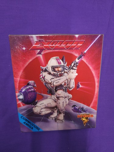 Exolon (1987) Amiga box