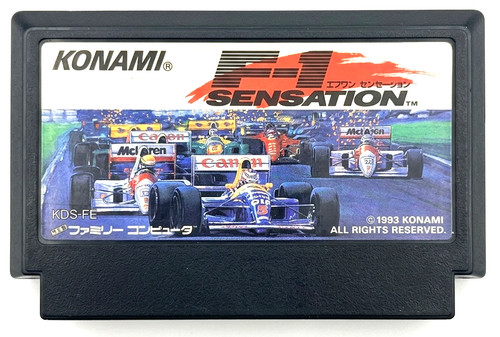 F-1 Sensation (1993) NES box