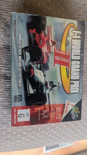 F-1 World Grand Prix II (1999) Nintendo 64 box