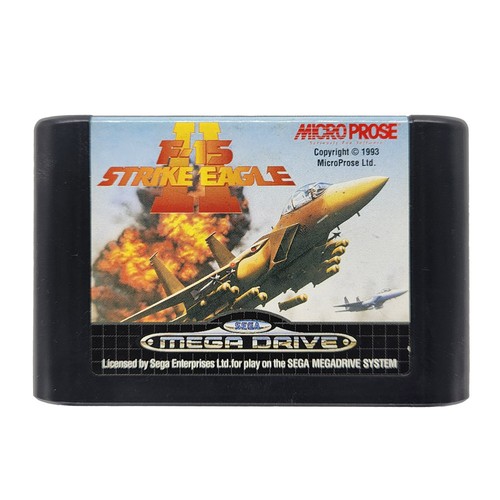 F-15 Strike Eagle II (1989) Mega Drive box