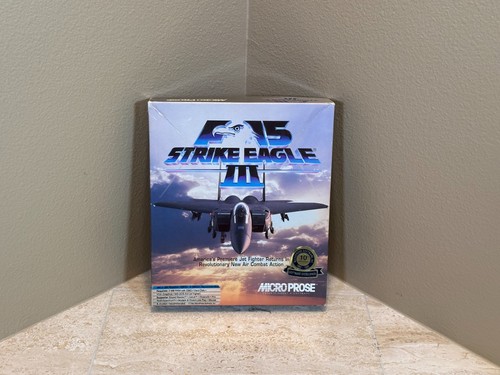 F-15 Strike Eagle III (1992) DOS box