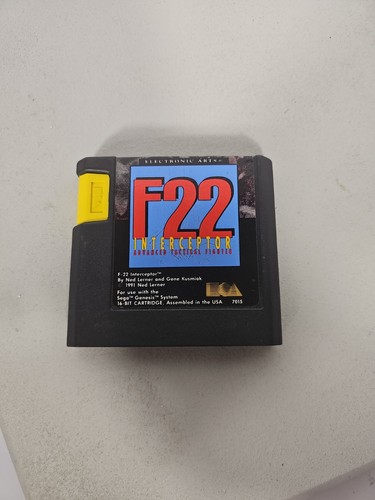 F-22 Interceptor (1993) Mega Drive box