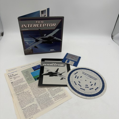F/A-18 Interceptor (1988) Amiga box