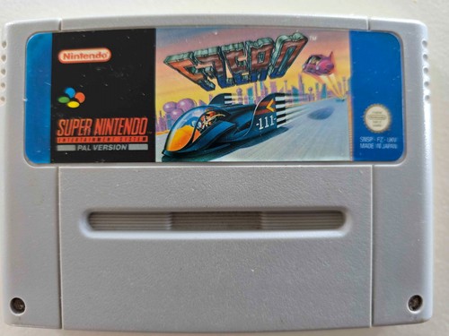 F-Zero (1990) SNES box