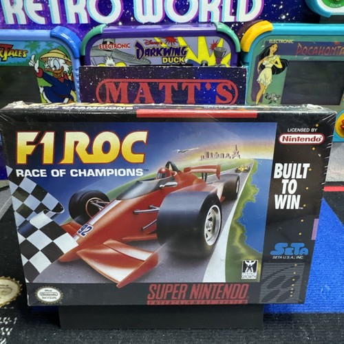 F1 ROC: Race of Champions (1992) SNES box