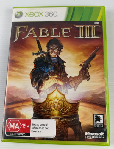 Fable III (2010) Xbox 360 box