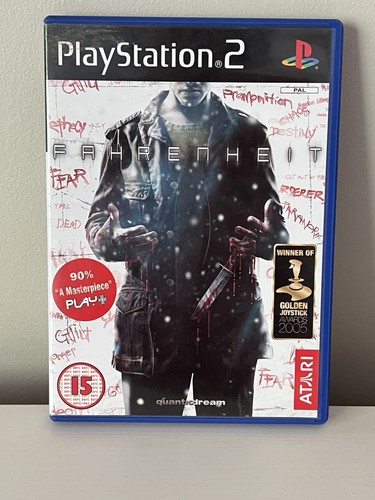 Fahrenheit (2005) PlayStation 2 box