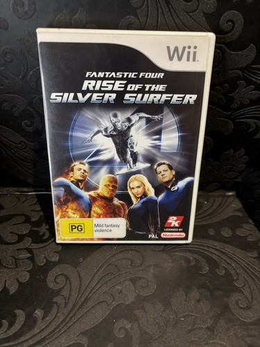 Fantastic Four: Rise of the Silver Surfer (2007) Wii box