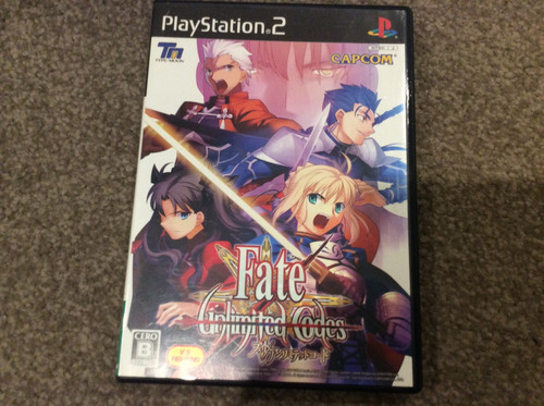 Fate/unlimited codes (2008) PlayStation 2 box