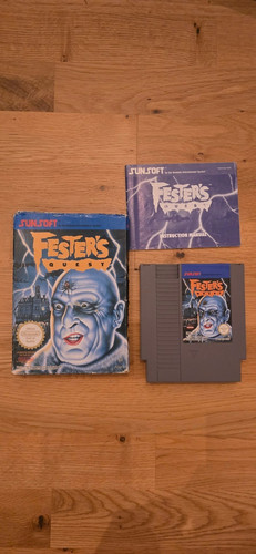 Fester's Quest (1989) NES box
