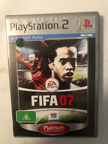 FIFA 07 (2006) GameCube box