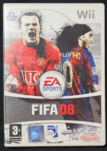 FIFA 08 (2007) PlayStation 2 box