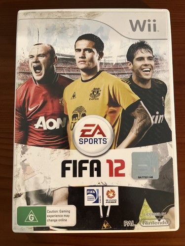 FIFA 12 (2011) Wii box