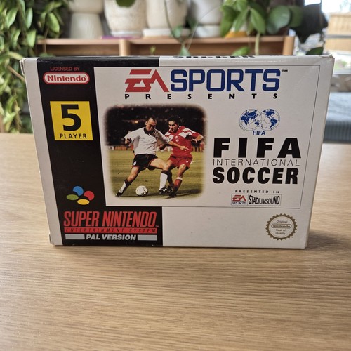 FIFA International Soccer (1993) DOS box