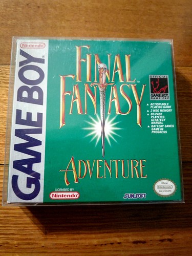 Final Fantasy Adventure (1991) Game Boy box
