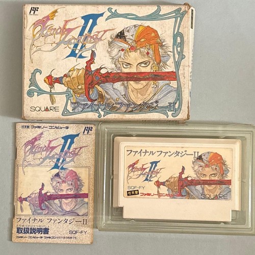 Final Fantasy II (1988) NES box