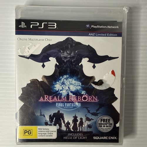 Final Fantasy XIV: A Realm Reborn (2013) PlayStation 3 box