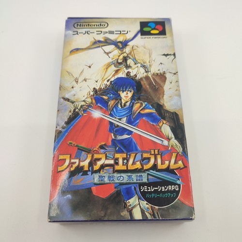 Fire Emblem: Genealogy of the Holy War (1996) SNES box