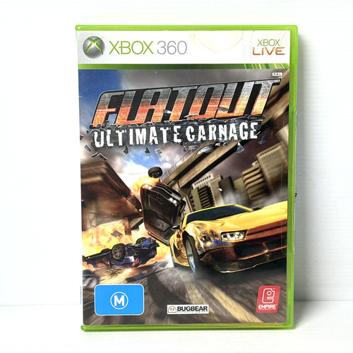 FlatOut: Ultimate Carnage (2007) Xbox 360 box