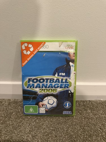 Football Manager 2006 (2005) Xbox 360 box