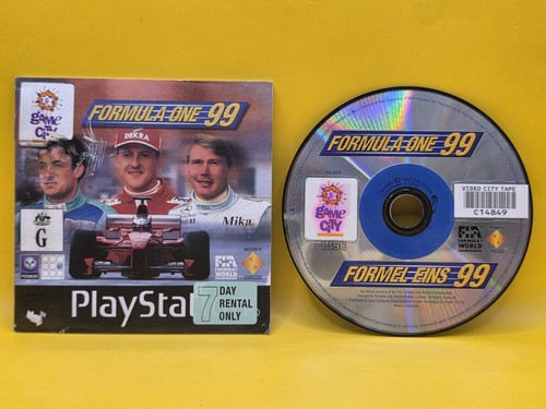 Formula One 99 (1999) PlayStation box