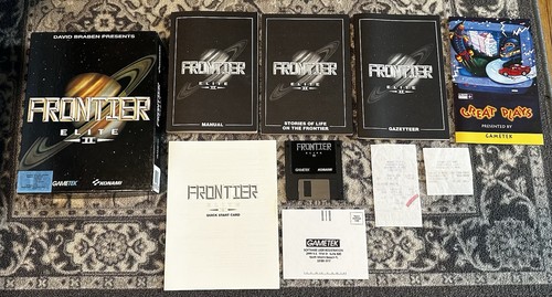 Frontier: Elite II (1993) DOS box