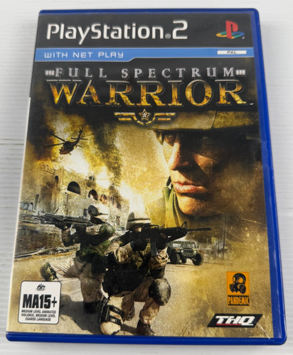 Full Spectrum Warrior (2004) PlayStation 2 box