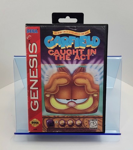 Garfield: Caught in the Act (1995) Mega Drive box