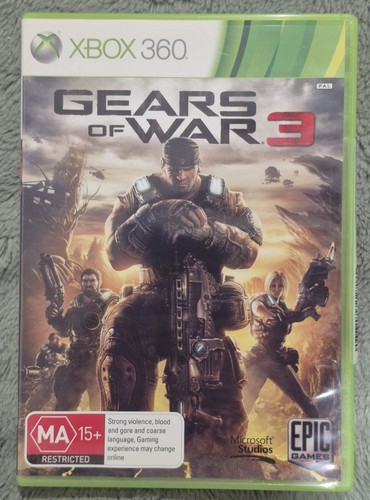 Gears of War 3 (2011) Xbox 360 box
