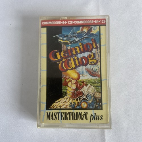 Gemini Wing (1987) Commodore 64 box