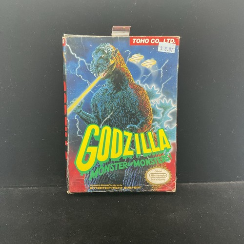 Godzilla: Monster of Monsters (1988) NES box