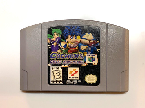 Goemon's Great Adventure (1998) Nintendo 64 box