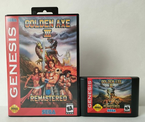 Golden Axe III (1993) Mega Drive box