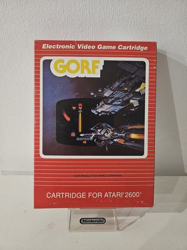 Gorf (1981) Atari 8-bit box