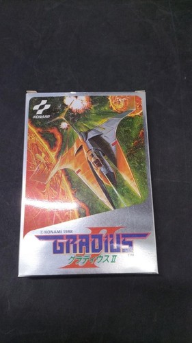 Gradius II: Gofer's Ambition (1988) TurboGrafx-16 / PC Engine box