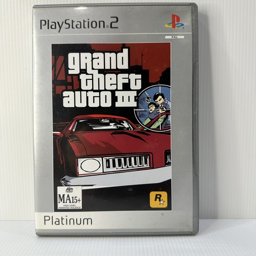 Grand Theft Auto III (2001) PlayStation 2 box