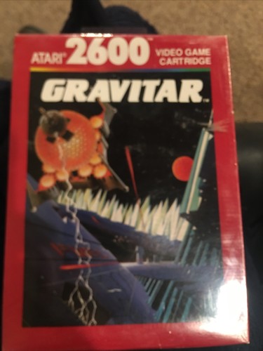 Gravitar (1982) Atari 2600 box