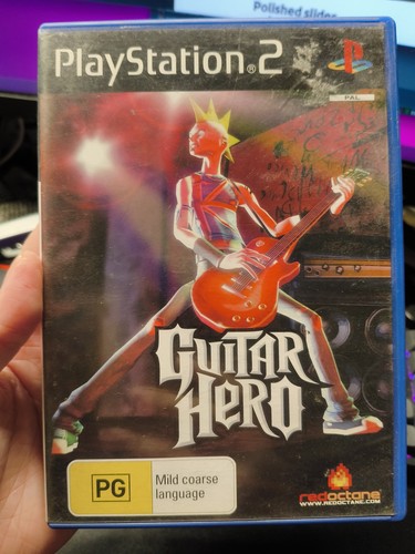 Guitar Hero (2005) PlayStation 2 box