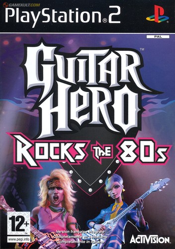 Guitar Hero Encore: Rocks the 80s (2007) PlayStation 2 box